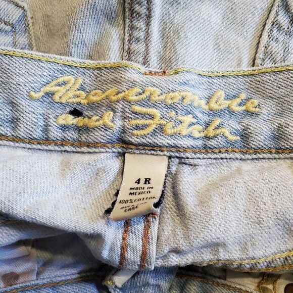 Abercrombie & Fitch Madison Blue Jean Shorts (4) - Picture 5 of 5